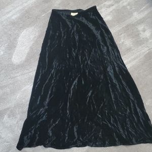 Crushed velvet 90s skirt
